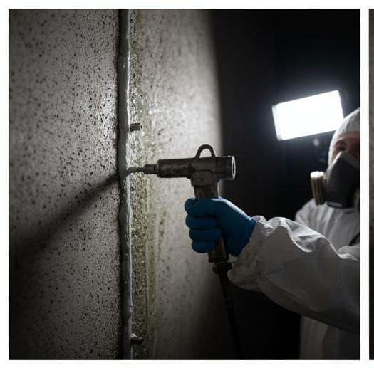 Finished crack repair