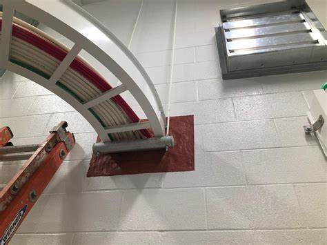 Firestop sealant application 3