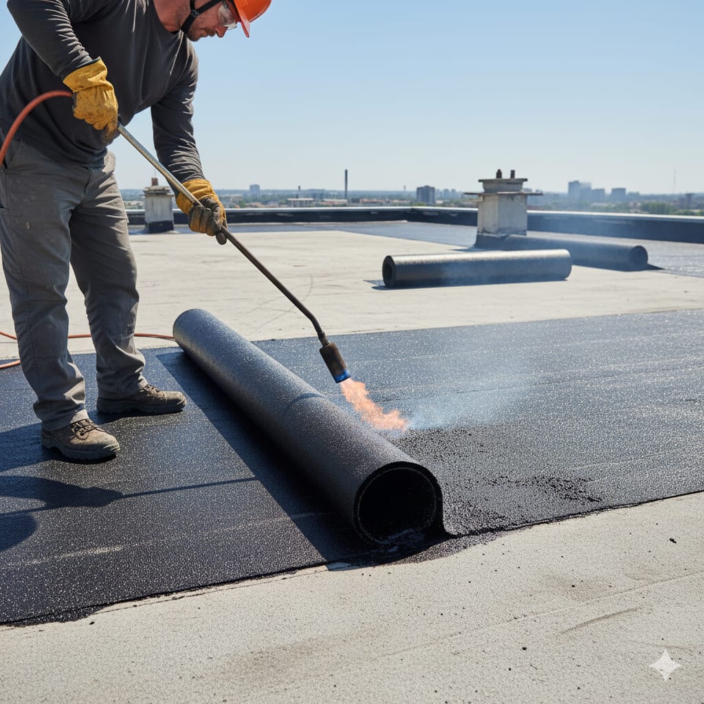 Bituminous Membrane Application
